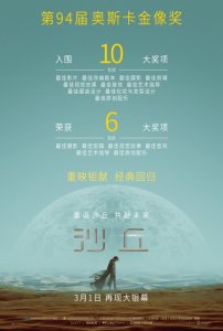 ​好莱坞巨制《沙丘》第一部内地重映 3月1日重温科幻革新之作