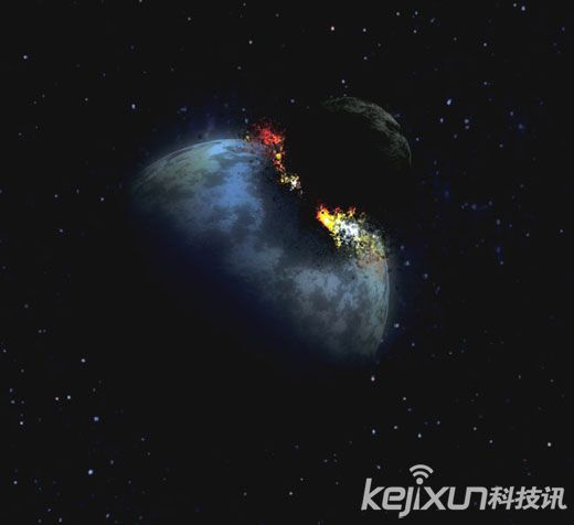 远古巨大星体发生碰撞给地球带来黄金和重金属