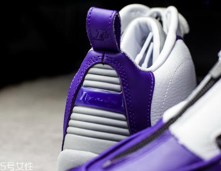 reebok answer 4白紫开箱测评 锐步答案4白紫细节图