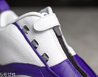 reebok answer 4白紫开箱测评 锐步答案4白紫细节图