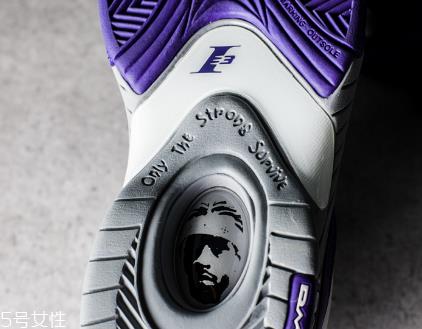 reebok answer 4白紫开箱测评 锐步答案4白紫细节图