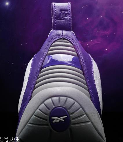 reebok answer 4白紫开箱测评 锐步答案4白紫细节图
