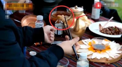 ​谢霆锋请王祖蓝吃牛鞭加蛋蛋吃的燥热，李亚男：老公多吃点！