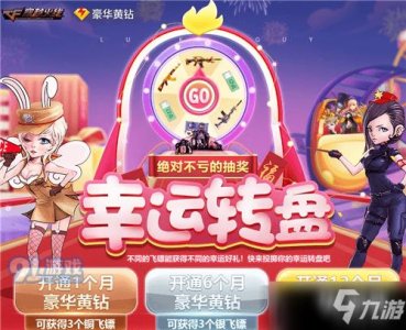 ​《CF》绝对不亏的幸运转盘活动攻略 绝对不亏的抽奖活动玩法技巧分享