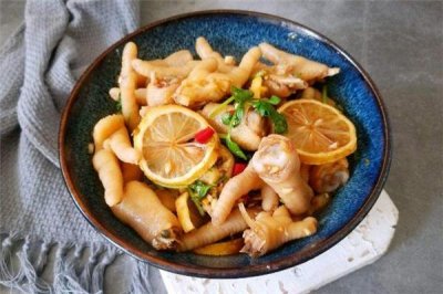 ​柠檬鸡爪用什么醋好 柠檬鸡爪的配料