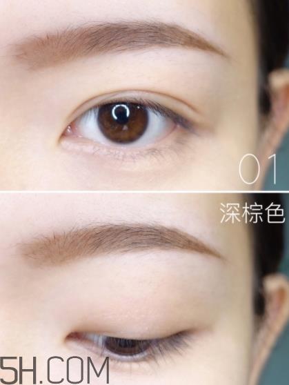 稚优泉眉笔色号试色 稚优泉眉笔好用吗