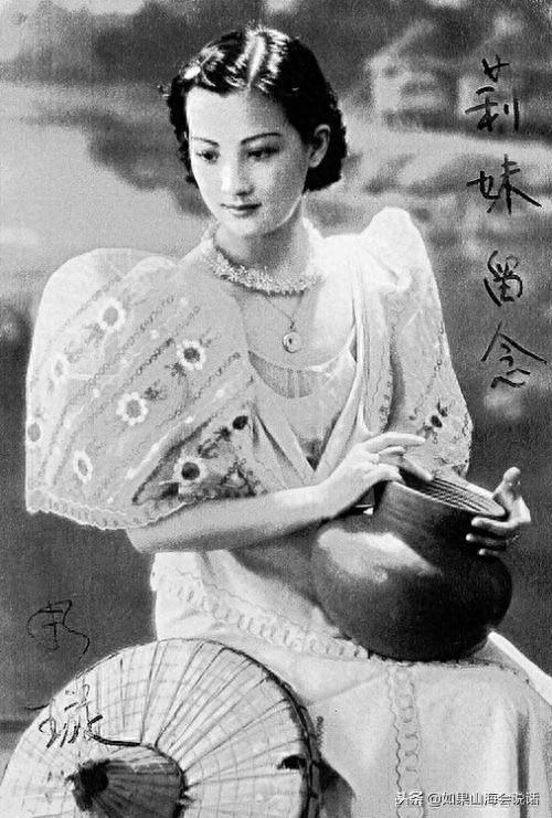 惊艳了时光的民国女神，“金嗓子”影后周璇的三十张绝美照片