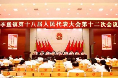 ​李堡镇第十八届人民代表大会第十二次会议 丁小军当选李堡镇人民政府镇长