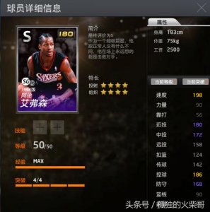 ​NBA 阿伦 艾弗森 2K OL 简介