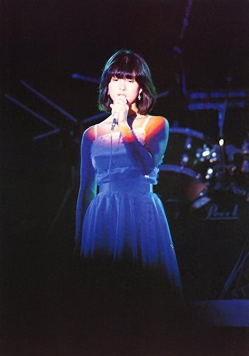 老照片：1980年代日本歌姬河合奈保子