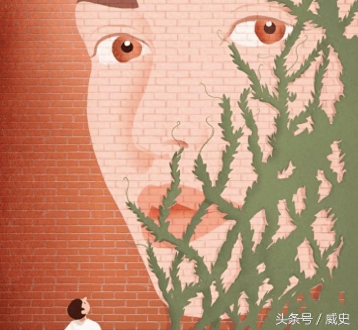 超真实人情冷暖与挫折插画