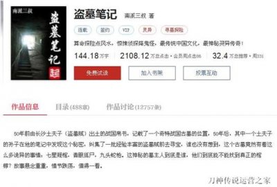 ​小说简介：《盗墓笔记》作者：南派三叔