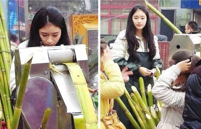 ​甘蔗西施黄希是网红还是炒作 自贡甘蔗西施黄希资料曝光
