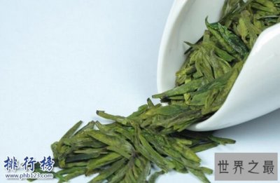 ​中国四大名茶排行榜：西湖龙井曾被乾隆封为御茶