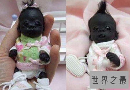 看世界上最黑的孩子，世界史无前例的黑你意想不到