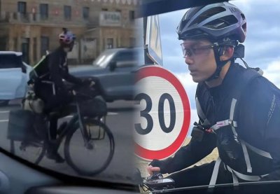 ​活得真潇洒！吴磊新疆骑行被偶遇骑行状态佳