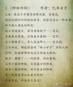 ​主角纯是剑修的玄幻小说! 一剑破万法！一剑斩破九重天！