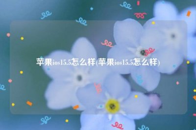​苹果ios15.5怎么样(苹果ios15.5怎么样)