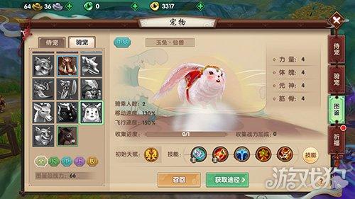 寻仙辛卯玉兔主动技能_骑宠的属性效果