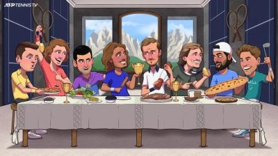 ​《最后的晚餐》油画火遍全网，带你逐一解读八位网球运动员