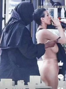 ​侃爷新女友比安卡由黑发御姐到银色短发的巨大转变