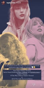 ​粉丝有福了！霉霉在社交平台无预警宣布发新歌