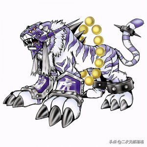 ​数码宝贝：力量最强的四圣兽，负责守护西方，站在数码世界金字塔