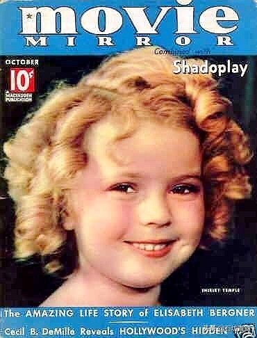 回看萌翻全球的秀兰·邓波儿的杂志封面 释放可爱的