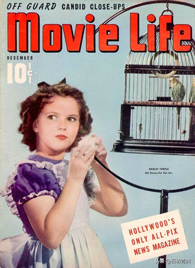 回看萌翻全球的秀兰·邓波儿的杂志封面 释放可爱的