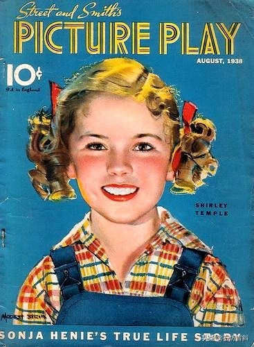 回看萌翻全球的秀兰·邓波儿的杂志封面 释放可爱的