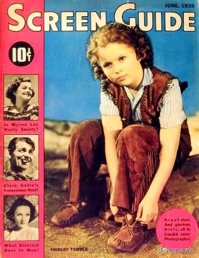 回看萌翻全球的秀兰·邓波儿的杂志封面 释放可爱的