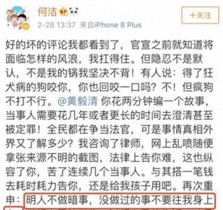 ​何洁怒斥黄毅清，否认婚内出轨！遭嘲：董洁潘粤明离婚事件升级版
