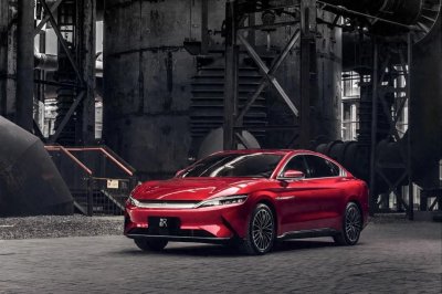 ​比亚迪汉高清美图来袭！喜欢中国风的人，可以忘掉特斯拉了