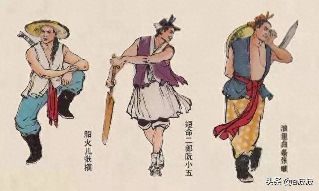 「珍藏」《水浒传》中108将的图谱与排名