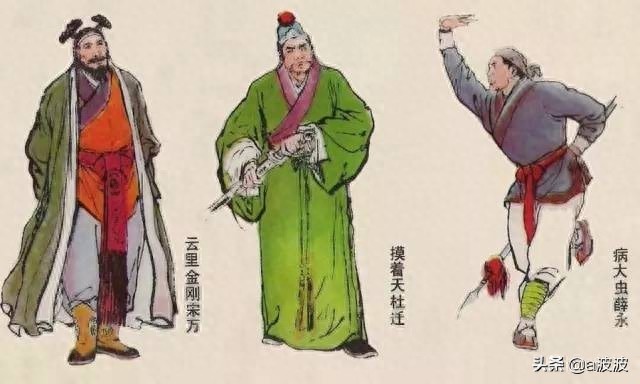 「珍藏」《水浒传》中108将的图谱与排名