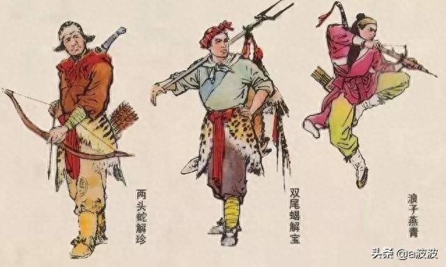 「珍藏」《水浒传》中108将的图谱与排名