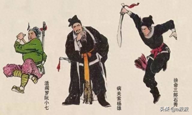 「珍藏」《水浒传》中108将的图谱与排名