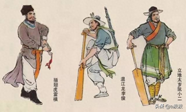 「珍藏」《水浒传》中108将的图谱与排名