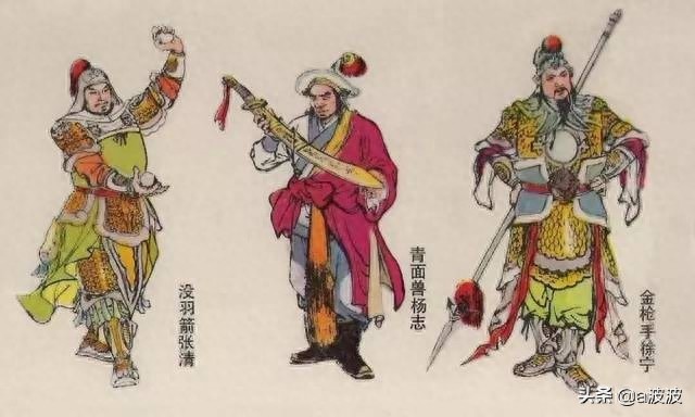 「珍藏」《水浒传》中108将的图谱与排名