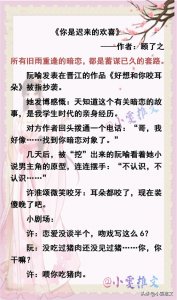 ​5本暗恋文《你是迟来的欢喜》《他笑时风华正茂》《银河之外》